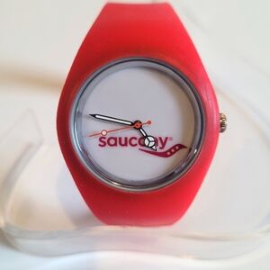 Red Saucony Watch